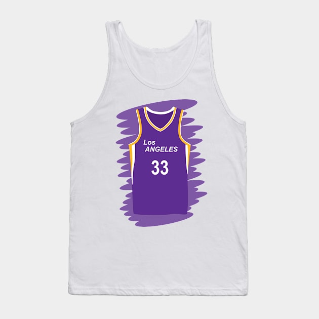 Los Angeles Sparks uniform number 33 Tank Top by GiCapgraphics